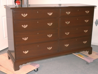 Solid mahogany dresser rescue